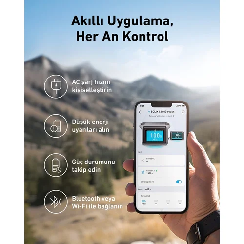 Anker Solix C1000X nešiojama energijos stotis 1800 W image 3