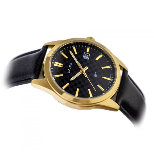 Casio MTP-VD03GL-1A vyriškas laikrodis, 42 mm, auksinis image 2