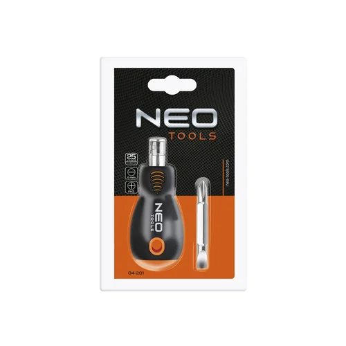 NEO dvipusis atsuktuvas plokščias/kryžminis, 6 mm x PH2 image 2