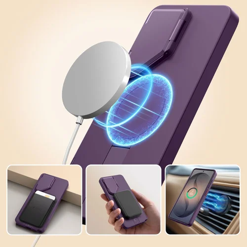 Tech-Protect Kevlar Aura MagSafe dėklas Samsung Galaxy S26 Ultra, purpurinis image 3