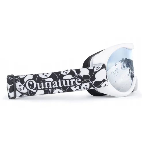 Qunature Panda vaikiški slidinėjimo akiniai, juodi/balti image 2