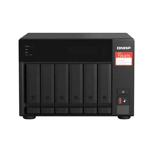 QNAP TVS-675 NAS 8 GB juodas image 1