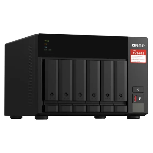 QNAP TVS-675 NAS 8 GB juodas image 2