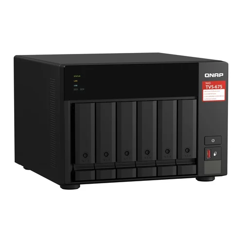 QNAP TVS-675 NAS 8 GB juodas image 3