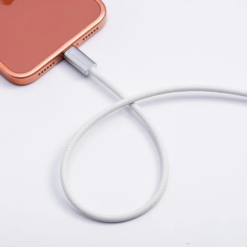 Forcell F-Energy Cafule Color ACYH23 USB-C kabelis, 1,2 m, baltas image 2
