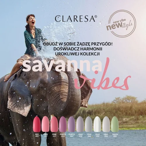 CLARESA GREEN 800 hibridinis nagų lakas 5 g image 3