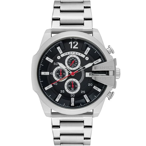 Perfect M513CH-03 vyriškas chronografas, sidabrinis image 1
