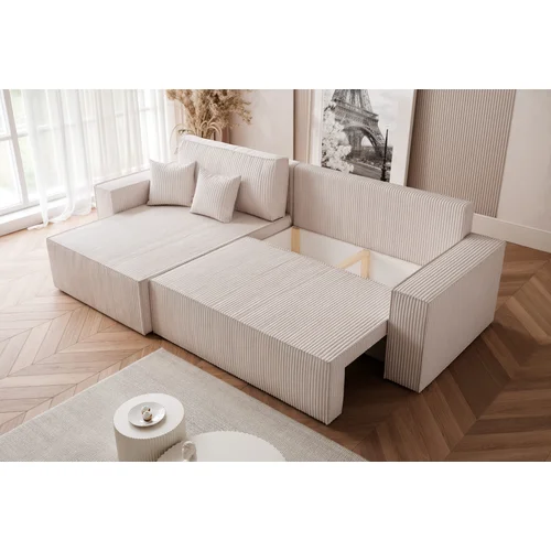 Minkštas kampas PARIS XL, Poso 100, kreminis image 2
