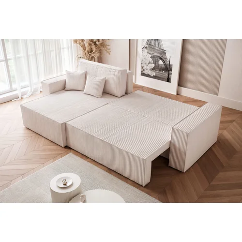 Minkštas kampas PARIS XL, Poso 100, kreminis image 3