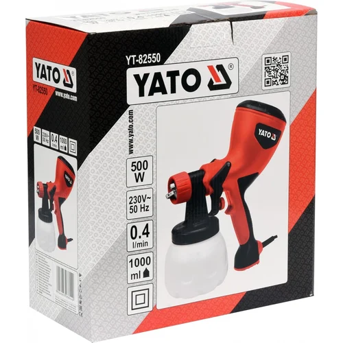 Yato YT-82550 elektrinis pulverizatorius 500 W 1 L image 3