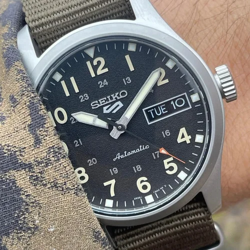 SEIKO SRPJ85K1 vyriškas laikrodis 36 mm + dėžutė image 2
