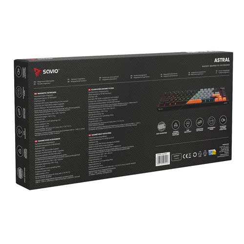 Savio ASTRAL BLACK JADE 75 % žaidimų klaviatūra image 2