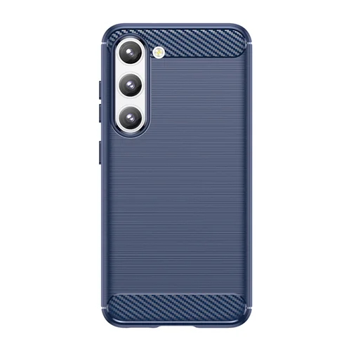 Samsung Galaxy S23+ Carbon Case mėlynas TPU dėklas image 2