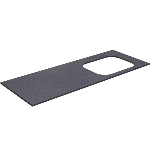 Kamė HPL stalviršis MOVADO, 160 cm, Juodas mėnulis image 1