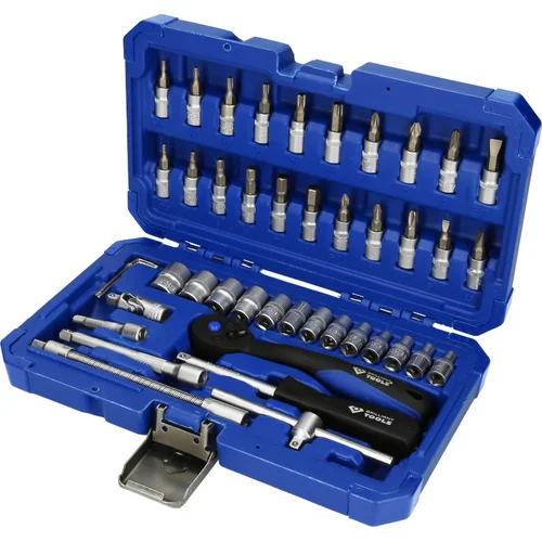 Brilliant Tools BT020046 1/4\" galvučių komplektas 46 vnt. image 1