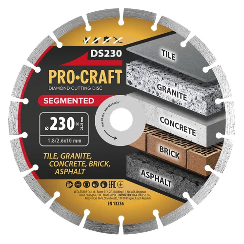 ProCraft DS230 Deimantinis pjovimo diskas 230 mm image 2