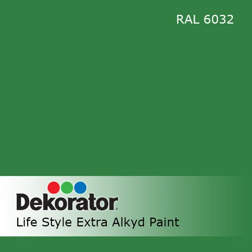 Dekorator DEKORATOR Extra blizgi alkidinė emalė 2,5 L Žalia image 2