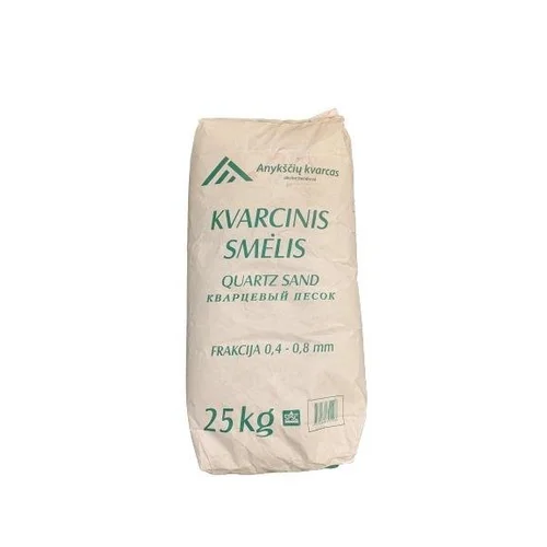 Kvarcinis smėlis baseinų filtrams 25 kg (0,4–0,8 mm) image 1