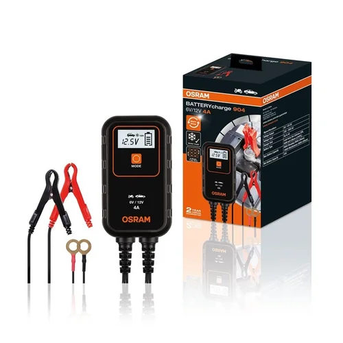 OSRAM 904 akumuliatoriaus įkroviklis 6–12 V 4 A image 1