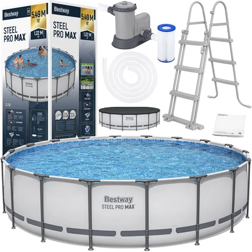 Bestway STEEL-PRO MAX 56462 rėminis baseinas 549 × 122 cm image 1