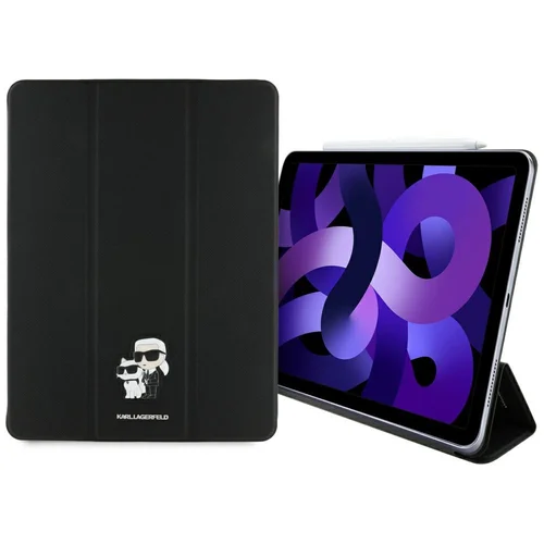 Karl Lagerfeld Saffiano magnetinis knyginis dėklas iPad Air 13″ (2024), juodas image 1