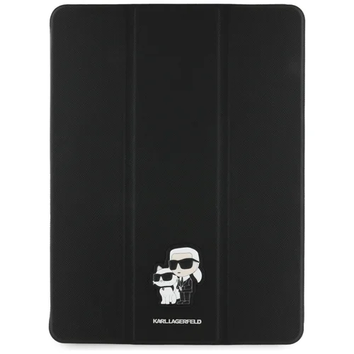 Karl Lagerfeld Saffiano magnetinis knyginis dėklas iPad Air 13″ (2024), juodas image 2