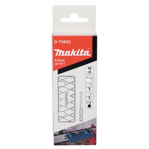 Makita D-75633 Kreipiančiosios plokštelės ir deimantinės dildės komplektas, 4,8 mm image 3