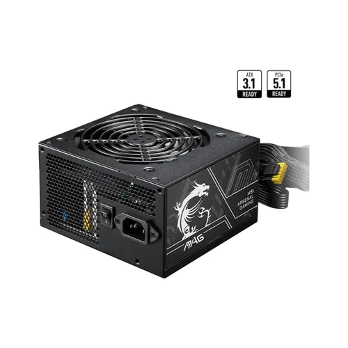 MSI MAG A650BN PCIE5 II 650 W maitinimo blokas image 2