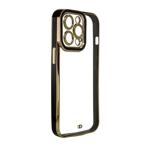 Fashion Case iPhone 13 Pro Max dėklas su auksiniu rėmu image 1
