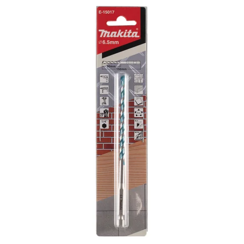Makita E-15017 TCT grąžtas 6,5×150 mm, 1/4" image 3