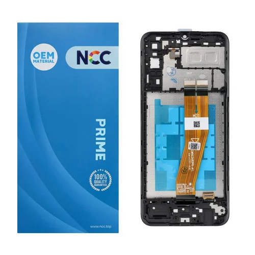 NCC Samsung A04E A042 F/M LCD ekranas su rėmu image 1