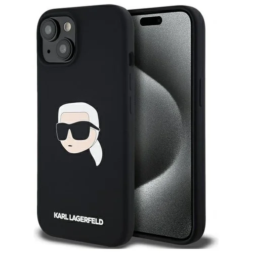 Karl Lagerfeld KLHMP15SSKHPPLK dėklas iPhone 15, juodas, MagSafe image 1