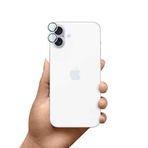 Apple HARDY Pro objektyvo apsauga iPhone 16/16 Plus, sidabrinė image 3