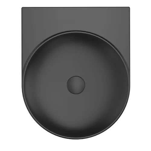 RAVAK Yard 40 keraminis praustuvas, 40×50 cm, Juoda matinė image 2