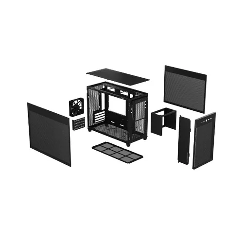 ASUS PRIME AP201 MicroATX Mini Tower juodas image 2