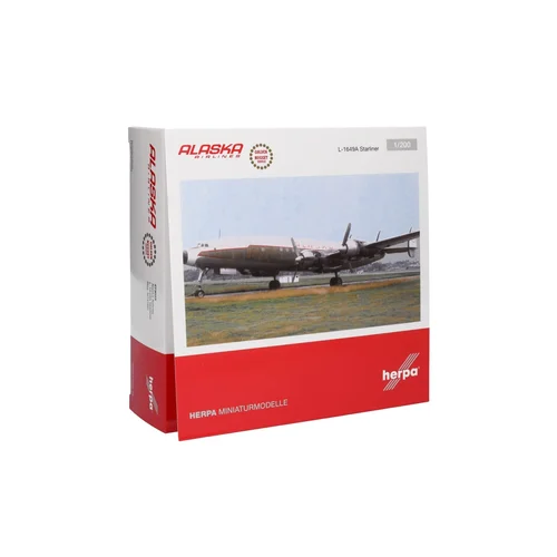 Herpa Lockheed L-1649A Starliner Alaska Airlines 1:200 image 3