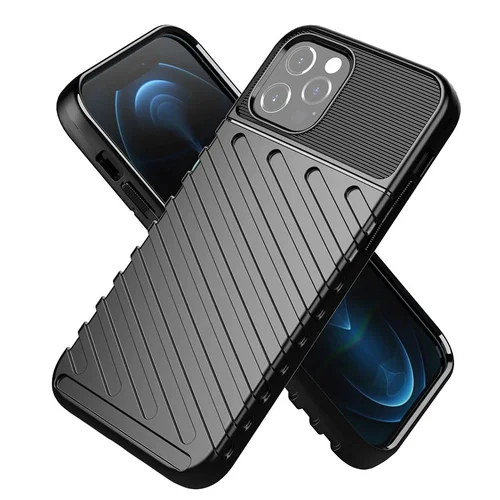 Forcell THUNDER dėklas iPhone 17 Pro Max, juodas image 1