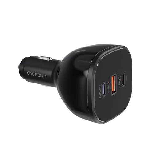 Choetech TC0024-BK 160 W automobilinis įkroviklis, juodas image 2