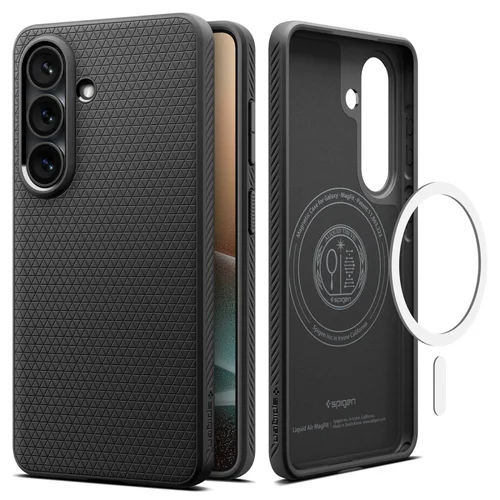 Spigen Liquid Air Mag MagSafe dėklas Galaxy S26+, matinė juoda image 2