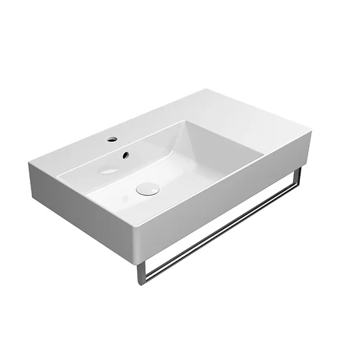 GSI KUBE X 80x47 cm pakabinamas praustuvas, dešinė image 3