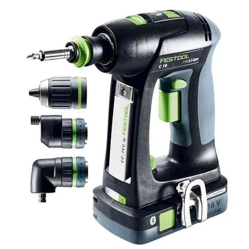 Festool C 18 HPC 4,0 I-Set, 18 V, 2×4,0 Ah image 2