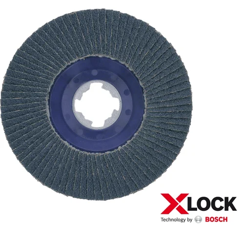 Bosch Žiedlapinis šlifavimo diskas X-LOCK Ø125 mm P120 image 1
