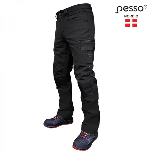 PESSO Mercury Softshell Pašiltintos kelnės Juodos 56 image 1
