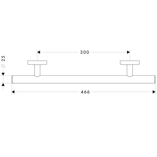 Hansgrohe Logis 40513820 vonios rankena image 2