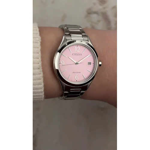 Citizen FE6121-67X moteriškas laikrodis, rožinis ciferblatas image 2