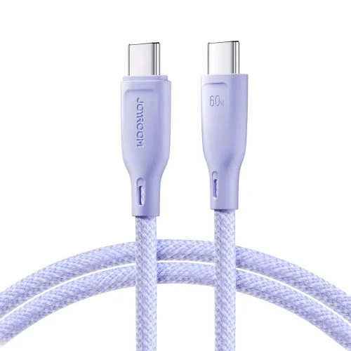 Joyroom S-A34 SA34-CC3 USB-C–USB-C laidas, 1 m, violetinis image 2