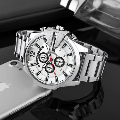 Perfect M513CH-01 vyriškas chronografinis laikrodis image 3
