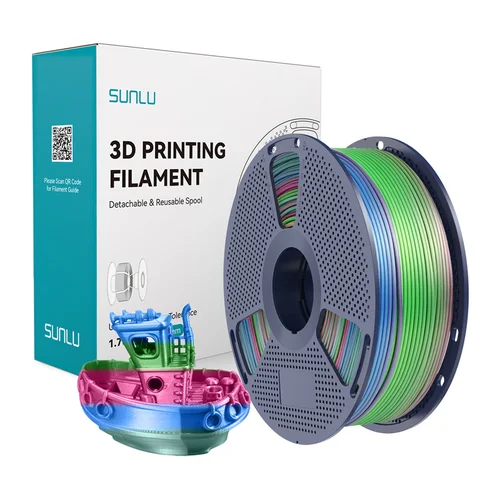 Sunlu PLA+ Silk R 06 vaivorykštinis filamentas image 2
