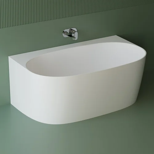 BLU NOVA vonia 148 x 86 cm, akmens masė image 2