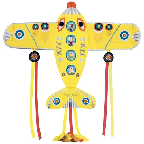 Djeco Maxi Plane aitvaras, geltonas image 1